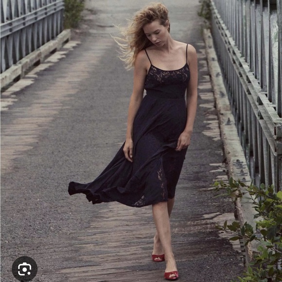 Doen | Dresses | Iso Doen Laurine Dress In Deep Navy Xxs Or Xs  display picture 1